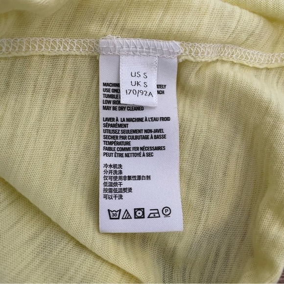 Free People Martine Tank Graphic T-Shirt Cutout Burnout Size Small - Picture 7 of 8